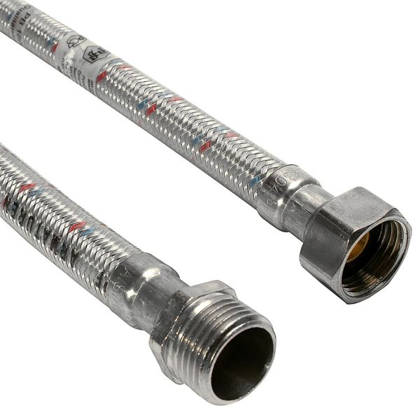Гибкая подводка VALFEX 1/2" (гайка-ниппель) 40см